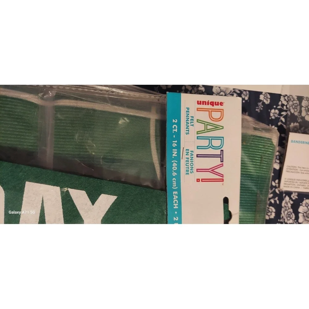 Unique Party  Gameday Banners (6) Kids Football Rug Childrens Bedroom Sports